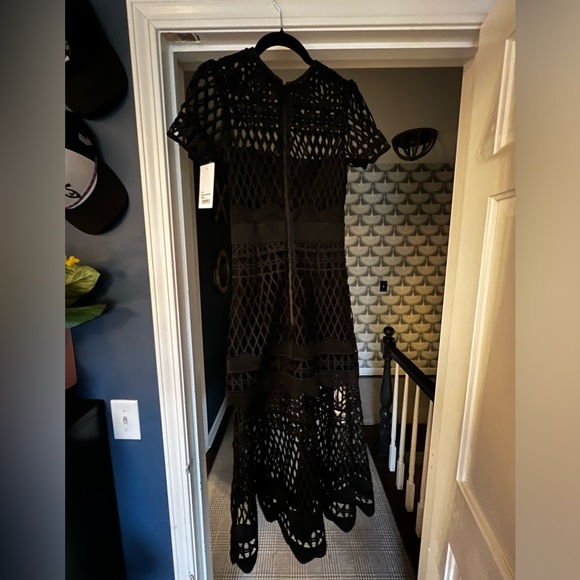 Self Portrait Cutwork Layered dress size 0 NWT - Picture 5 of 11
